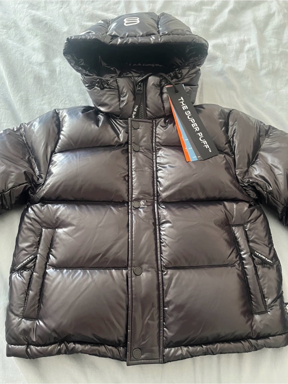 BNWT Aritzia Super Puff Shorty - Hi Gloss - Picture 4 of 6